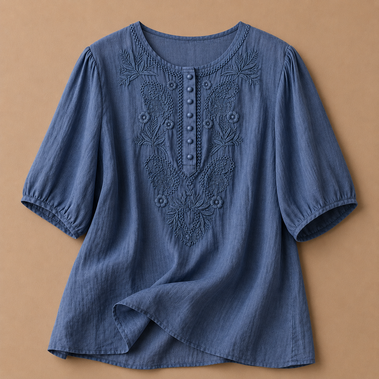 Verena Cotton Linen Blouse