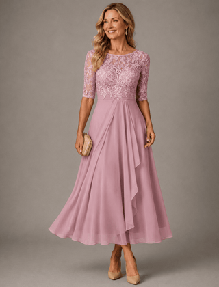 Rosa lace midi dress by THE WHITMORE FAMILY featuring delicate floral lace and a fitted silhouette.
