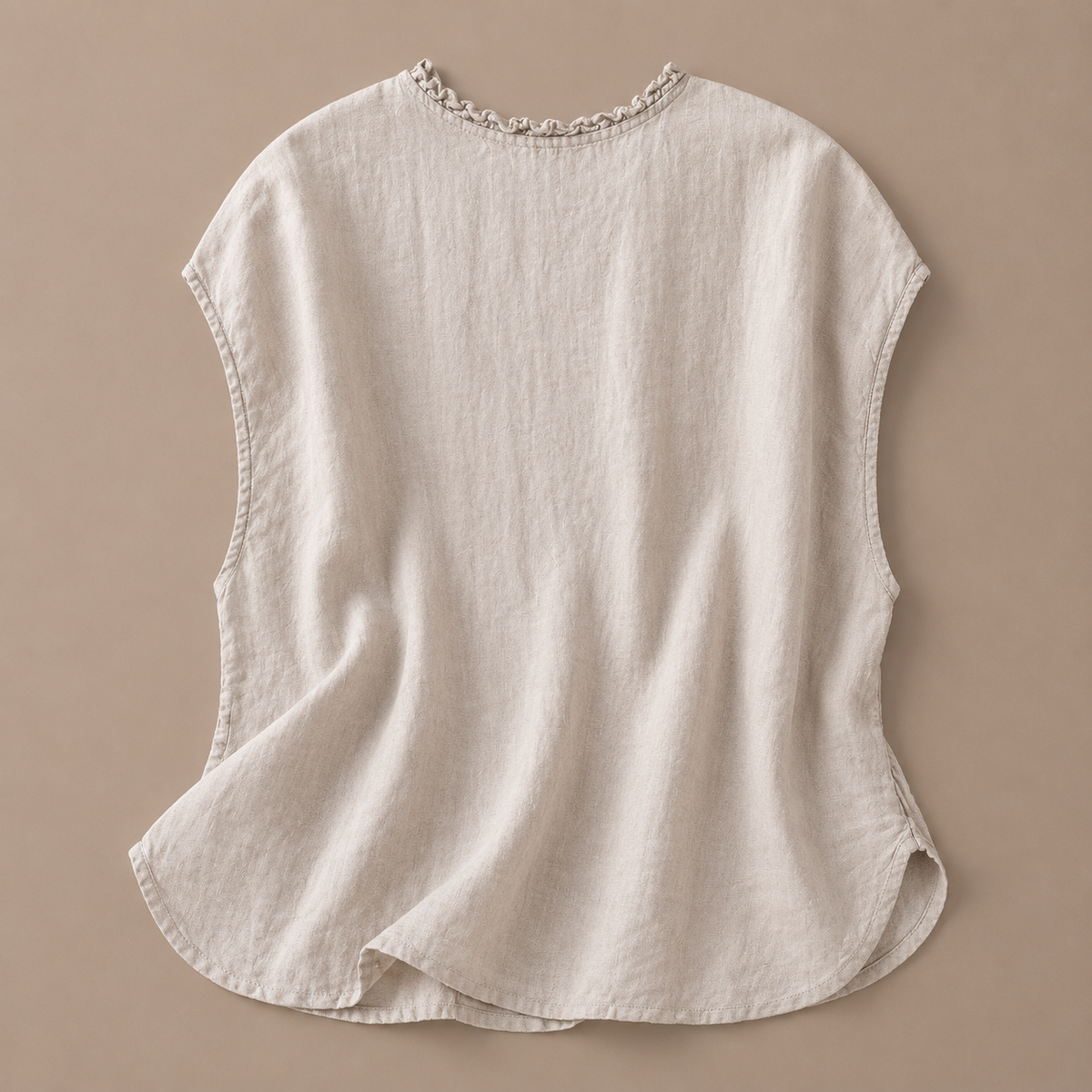 Jasmine cotton linen blouse by THE WHITMORE FAMILY, featuring lightweight fabric and a relaxed fit in a stylish design.