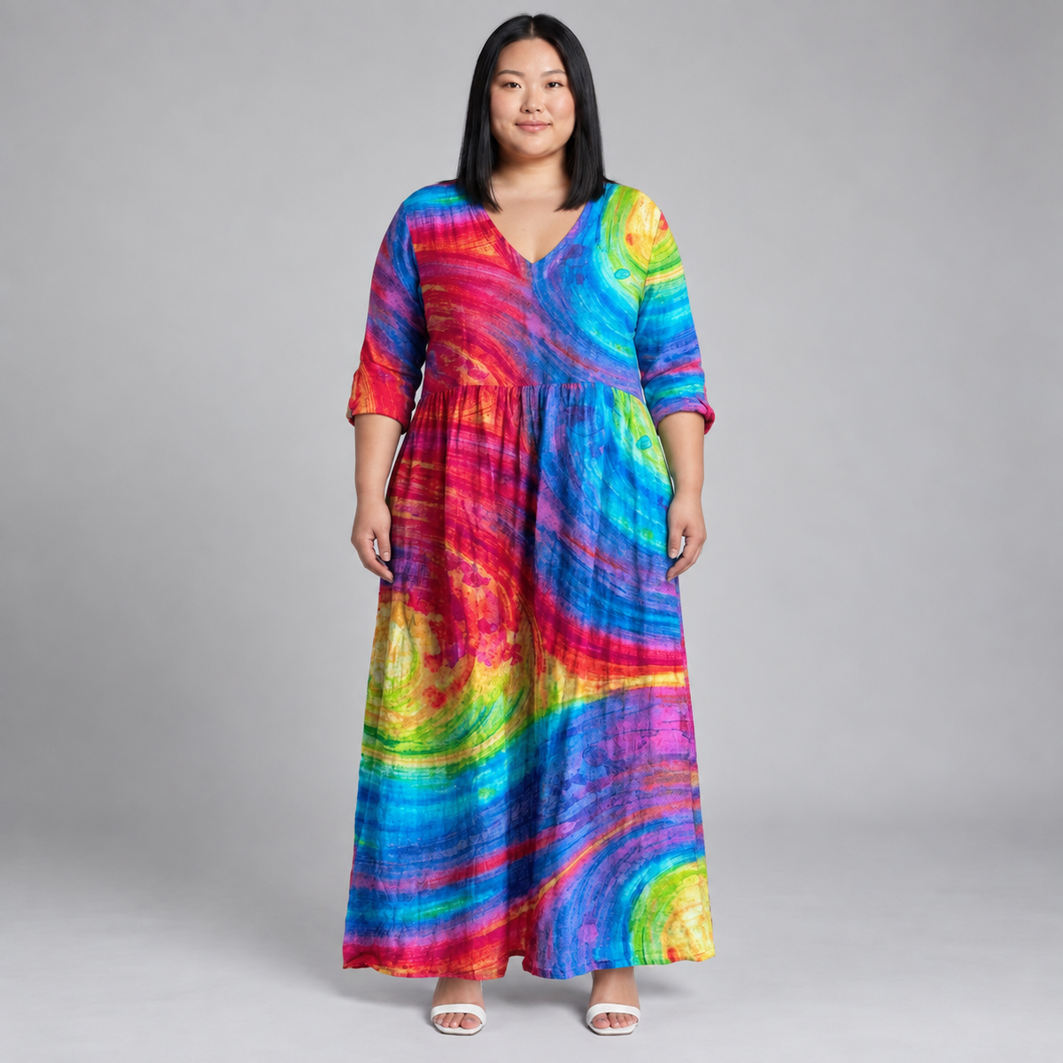 Lunaria | Rainbow Muse Maxi Dress