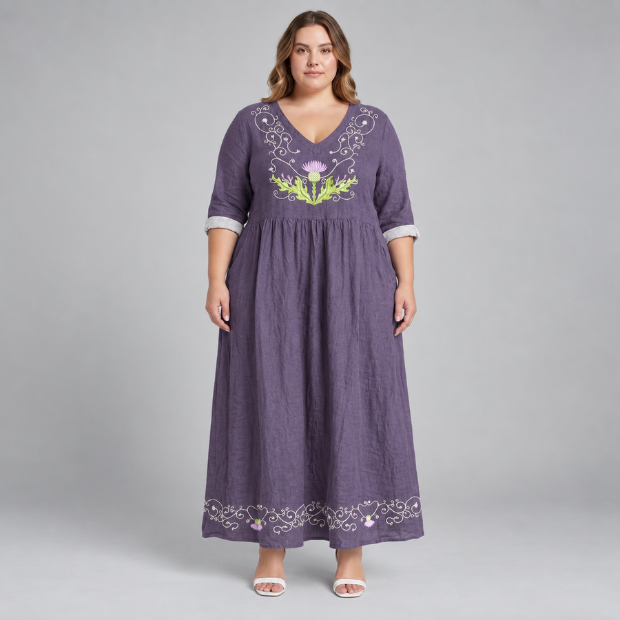 Lavessia | Regal Bloom Maxi Dress
