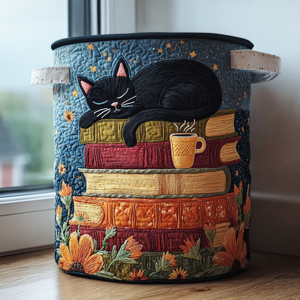 Cat Quilted | Quilted Storage Basket