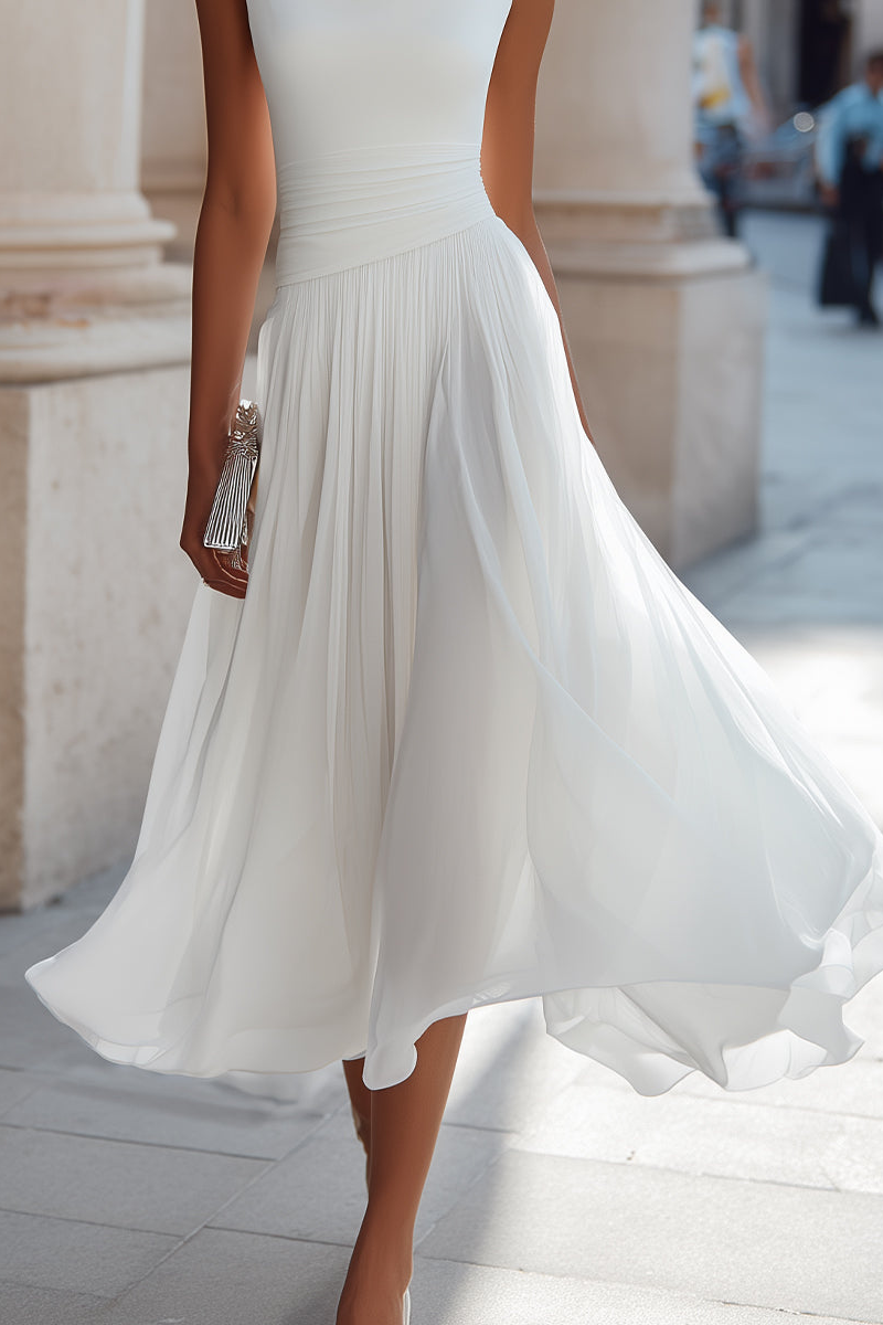 Victory | Elegant Midi Ceremony Dress