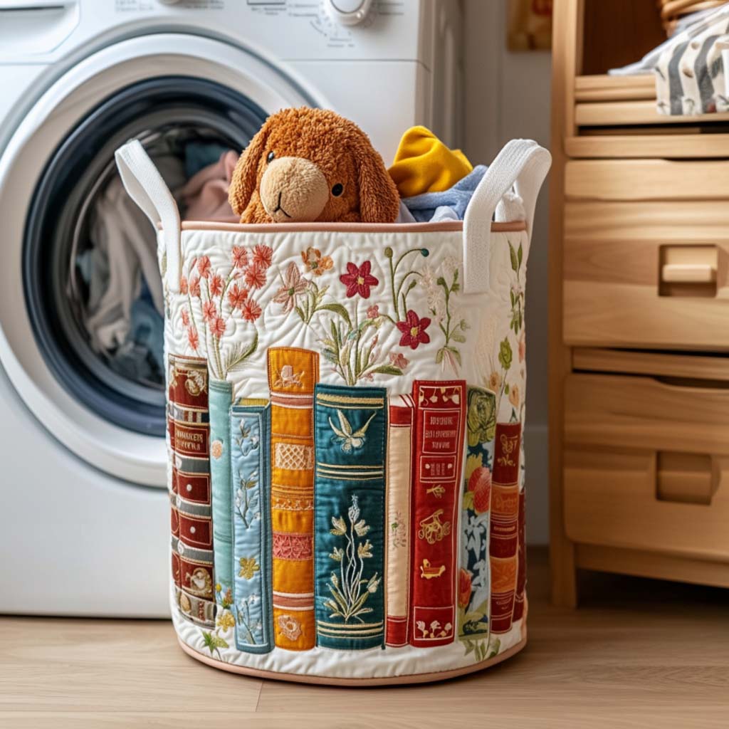 Fiction Escape |  Quilted Storage Basket