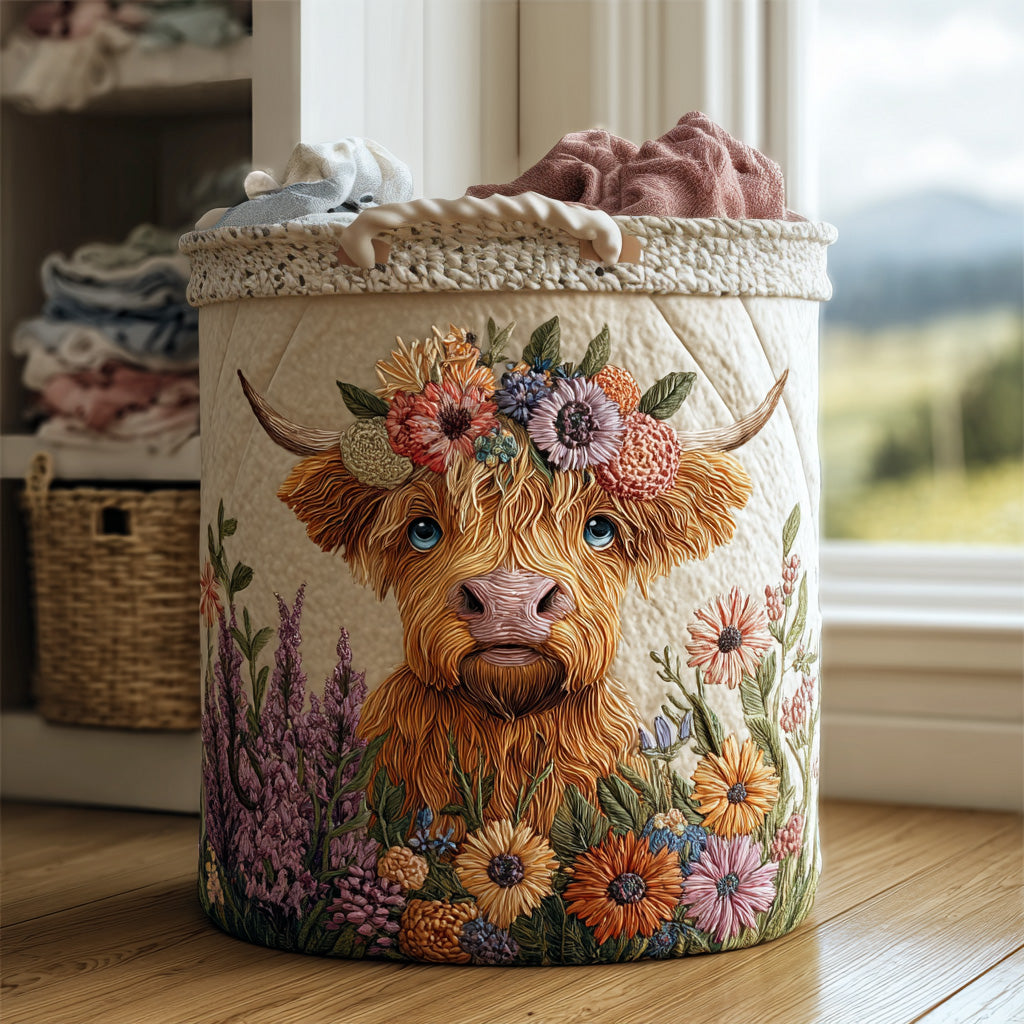 Highland Charm | Quilted Storage Basket