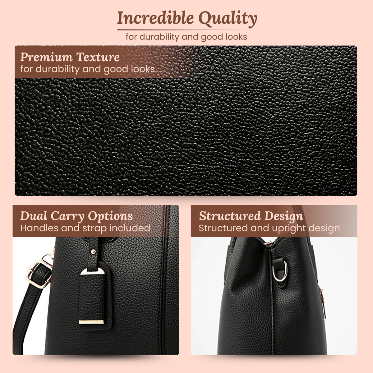 Beatrice's Structured Carry | Handbag