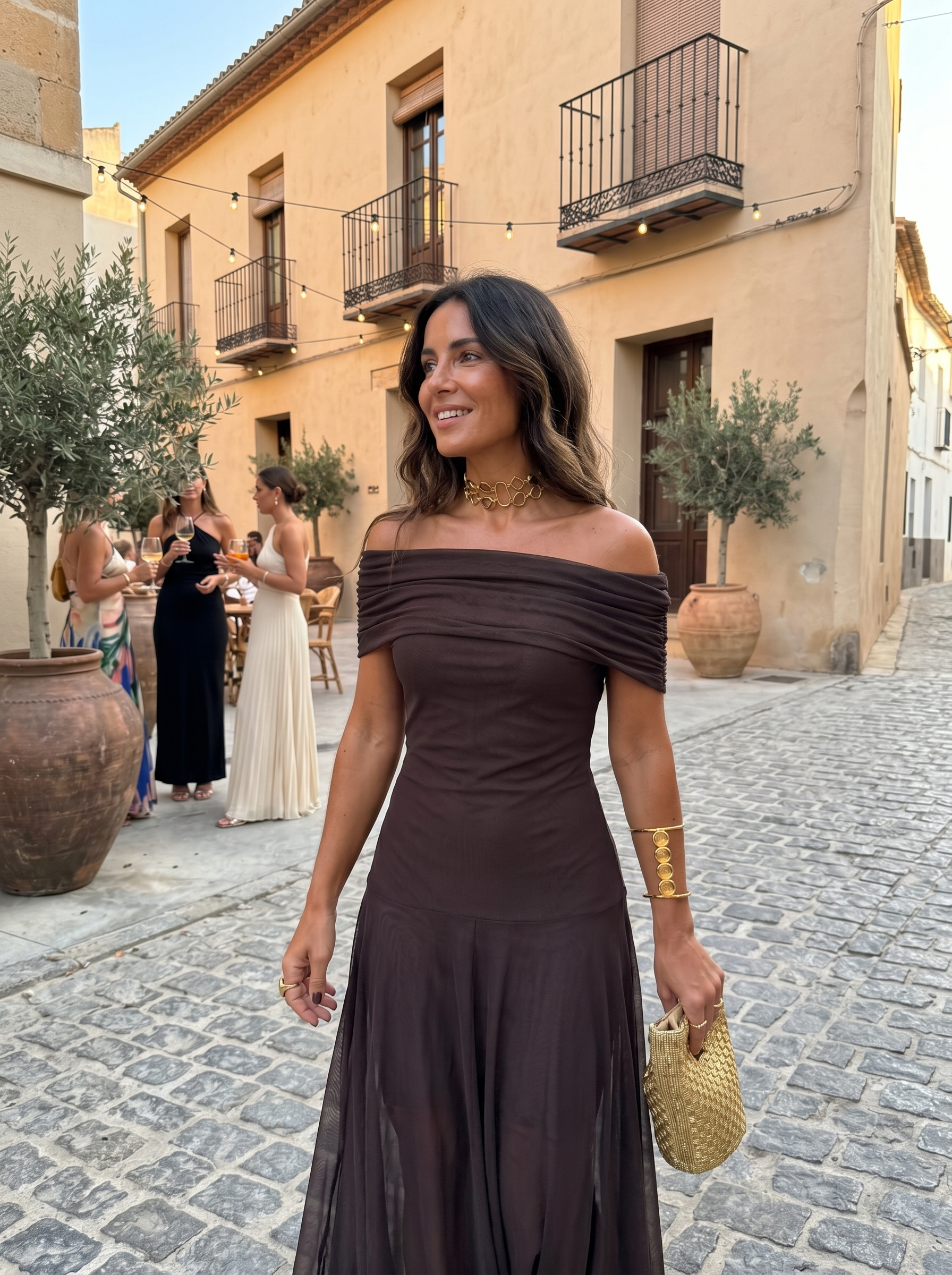 ELVENA™ | One-Shoulder Print Maxi Dress