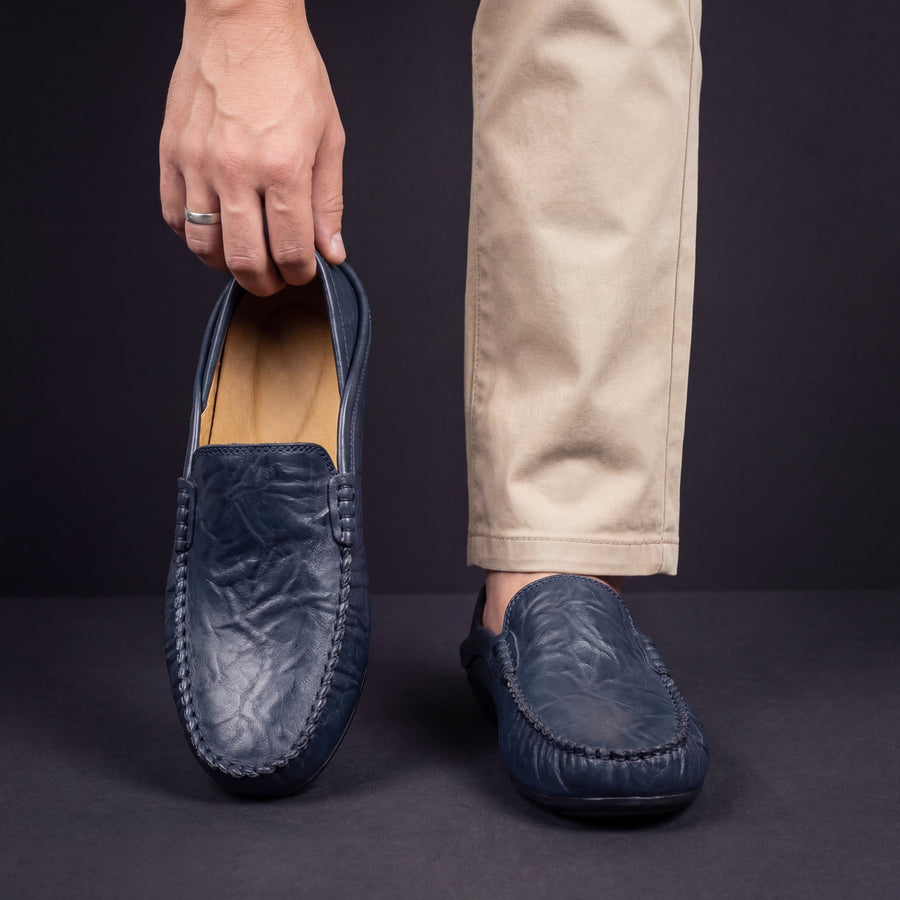 Leather Florence mocassini loafers by THE WHITMORE FAMILY featuring sleek design and polished leather finish.