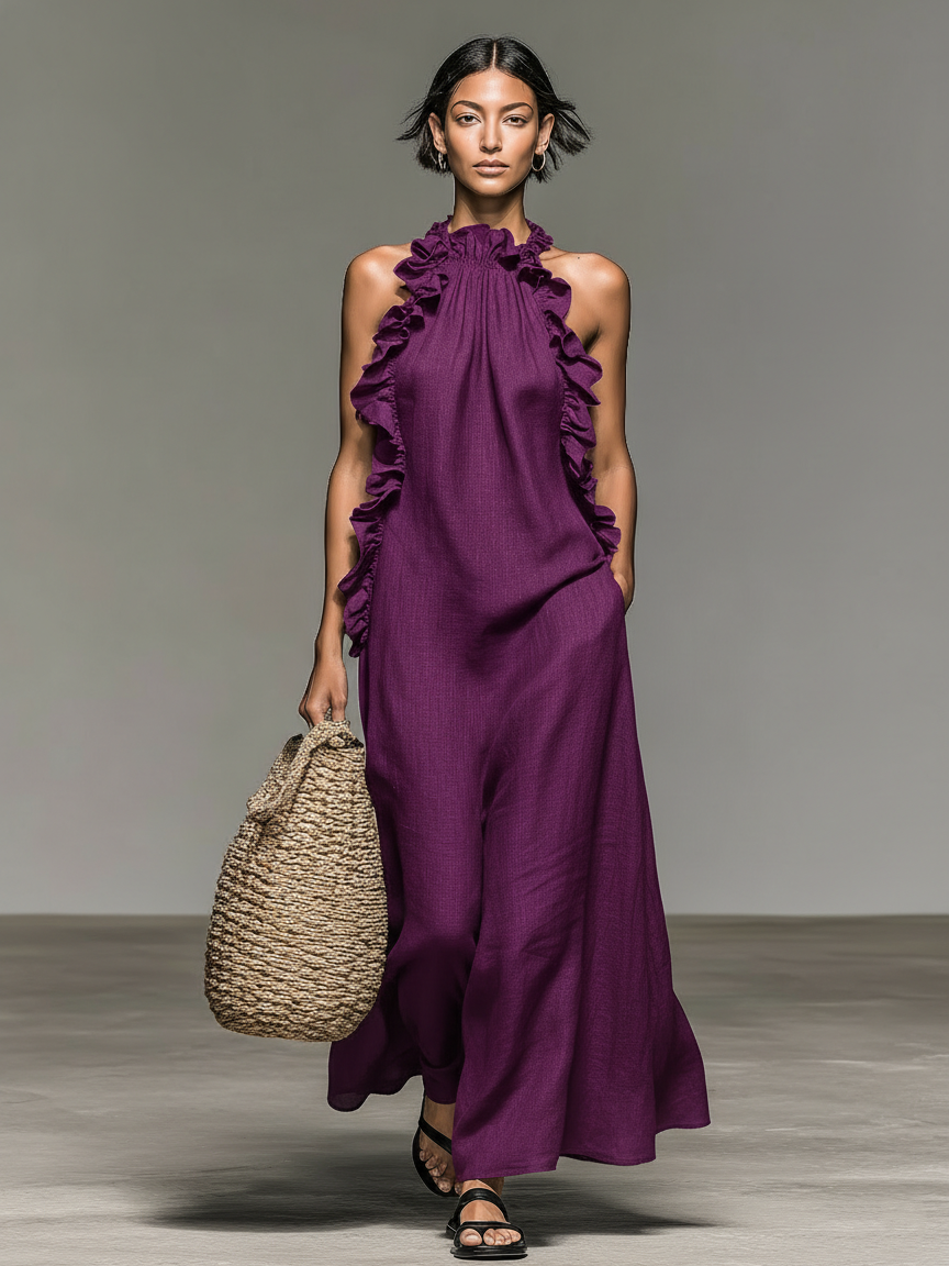 Emma | Soft Ruffle Maxi