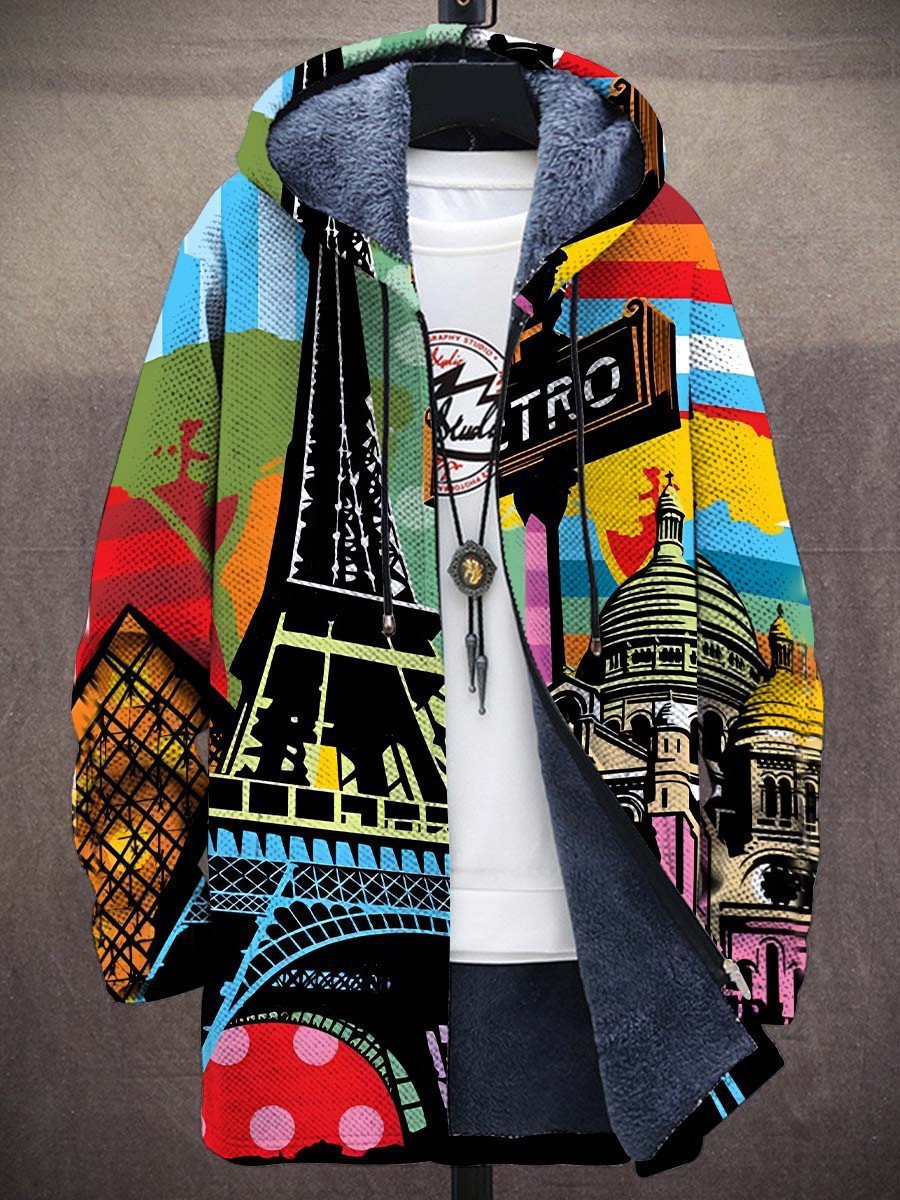Emerson | Artistic Hooded Zip Jacket