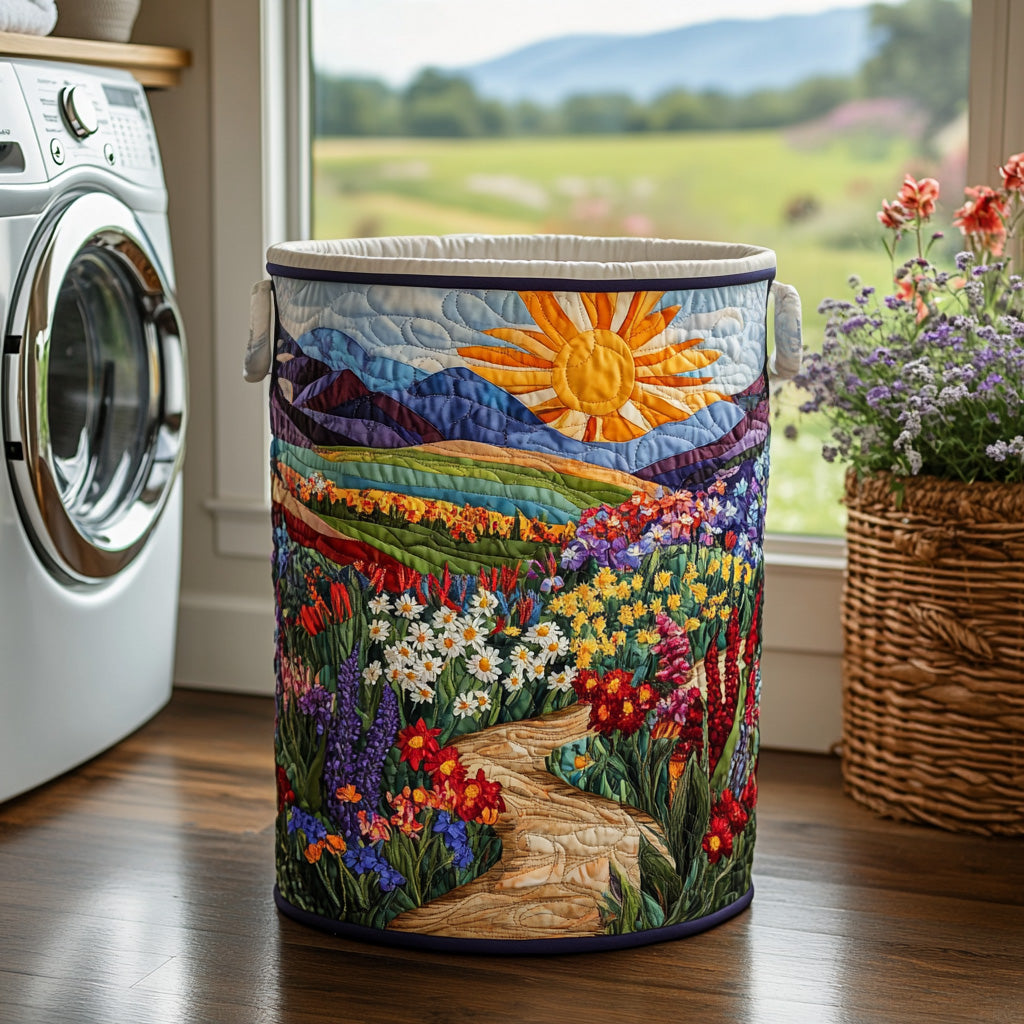 Meadow Song | Quilted Storage Basket