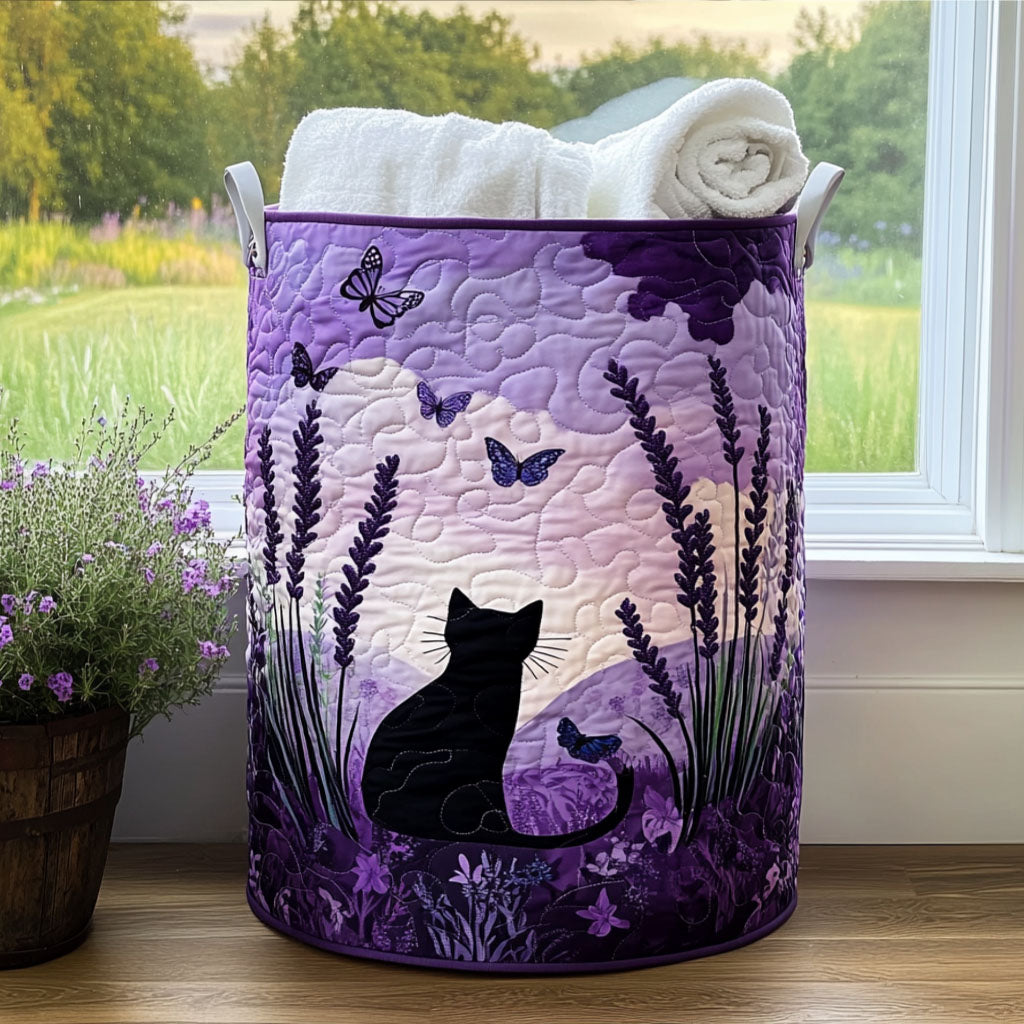 Cat | Quilted Storage Basket