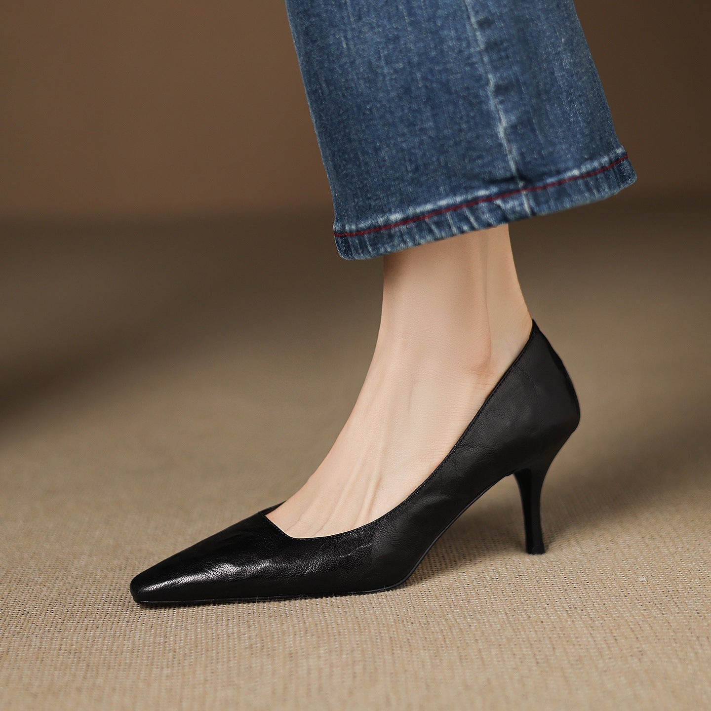 Zala | Genuine Leather Heels