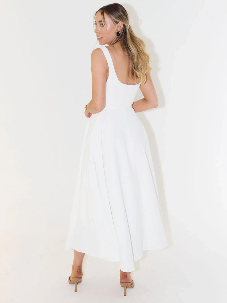 ELVENA™ | Classic Midi Dress