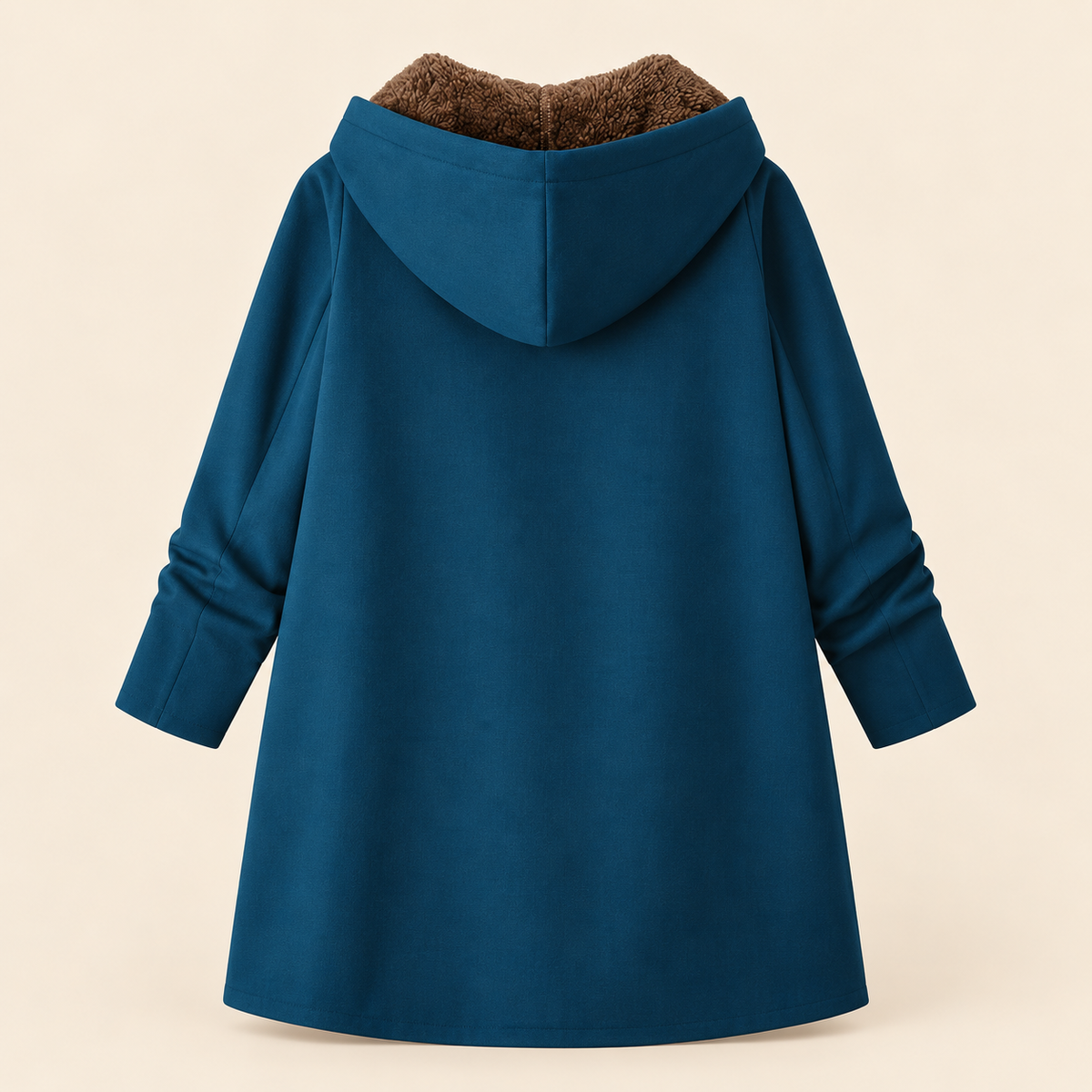 Evelyn™ | Cozy Sherpa-Lined Hooded Coat