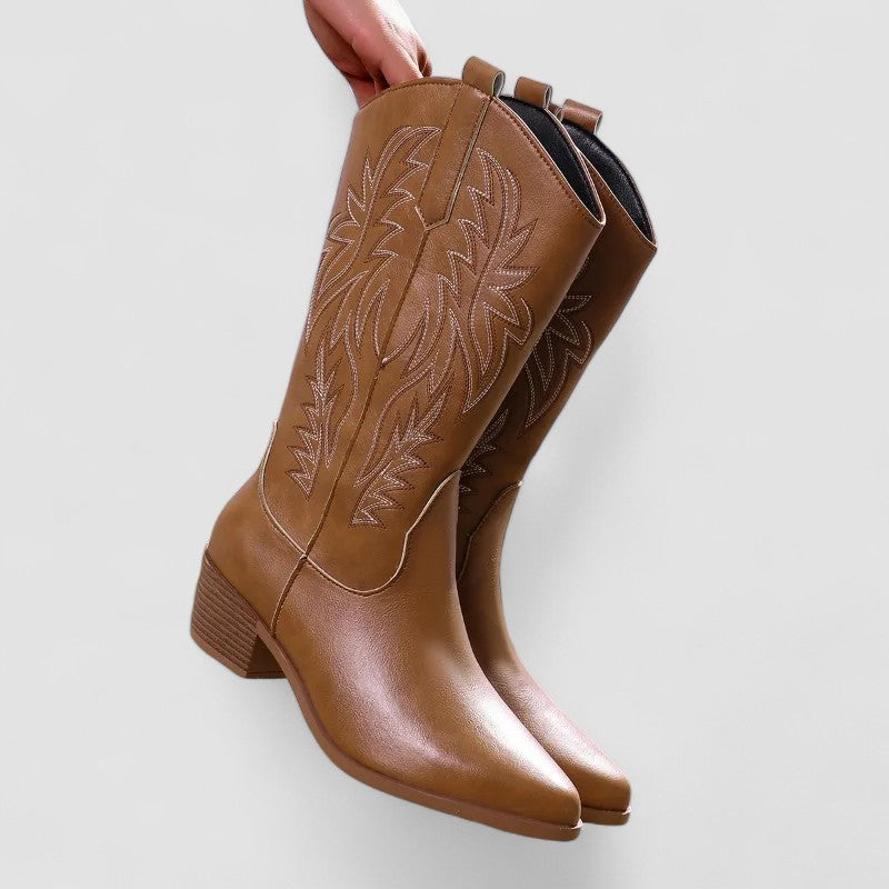 Sierra | Embroidered Western Boots