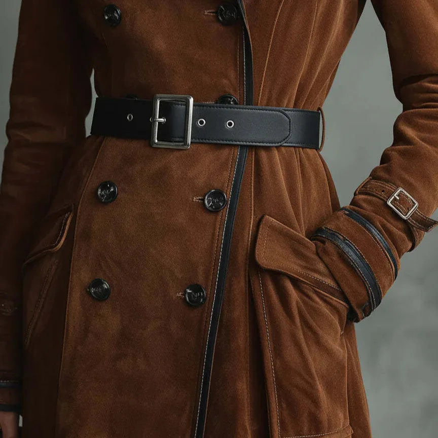 Georgina | Belted Longline Trench Coat