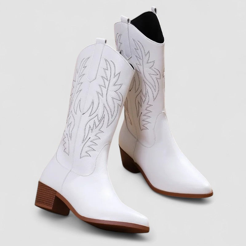 Sierra | Embroidered Western Boots