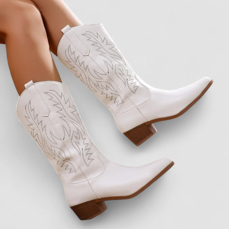 Sierra | Embroidered Western Boots