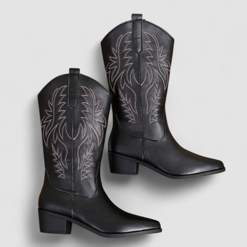Sierra | Embroidered Western Boots