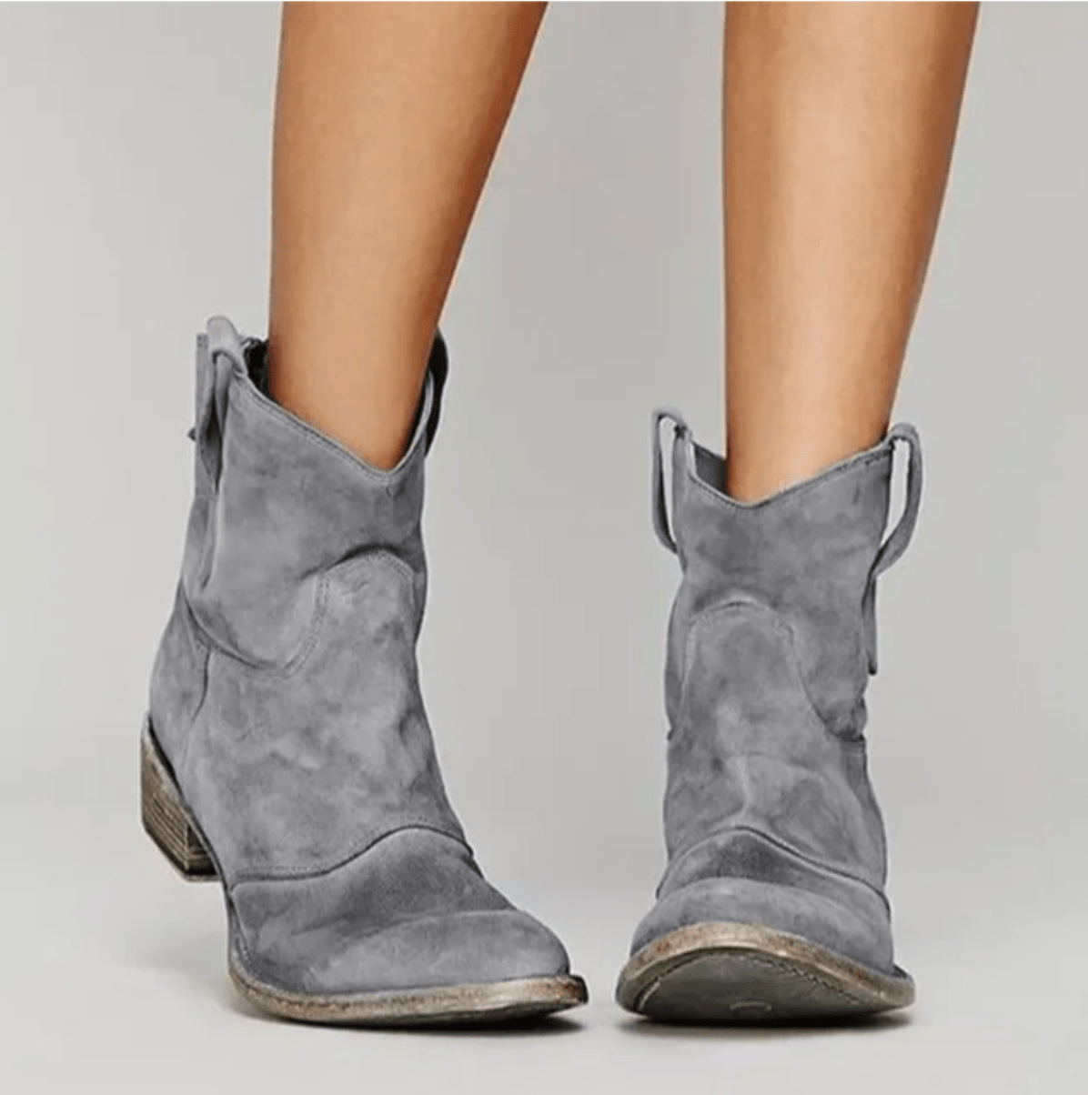 Piper | Western Pull-On Ankle Boots