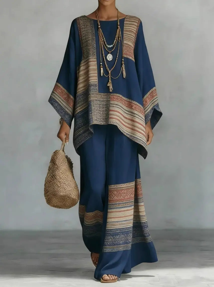 Veronique | Elegant Linen Two-Piece Set