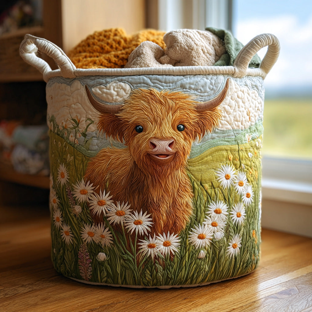 Highland Charm | Quilted Storage Basket