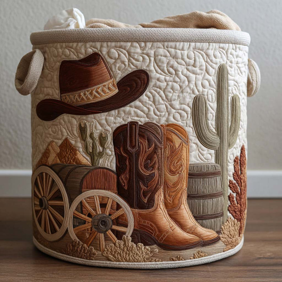 Western Spirit | Quilted Storage Basket