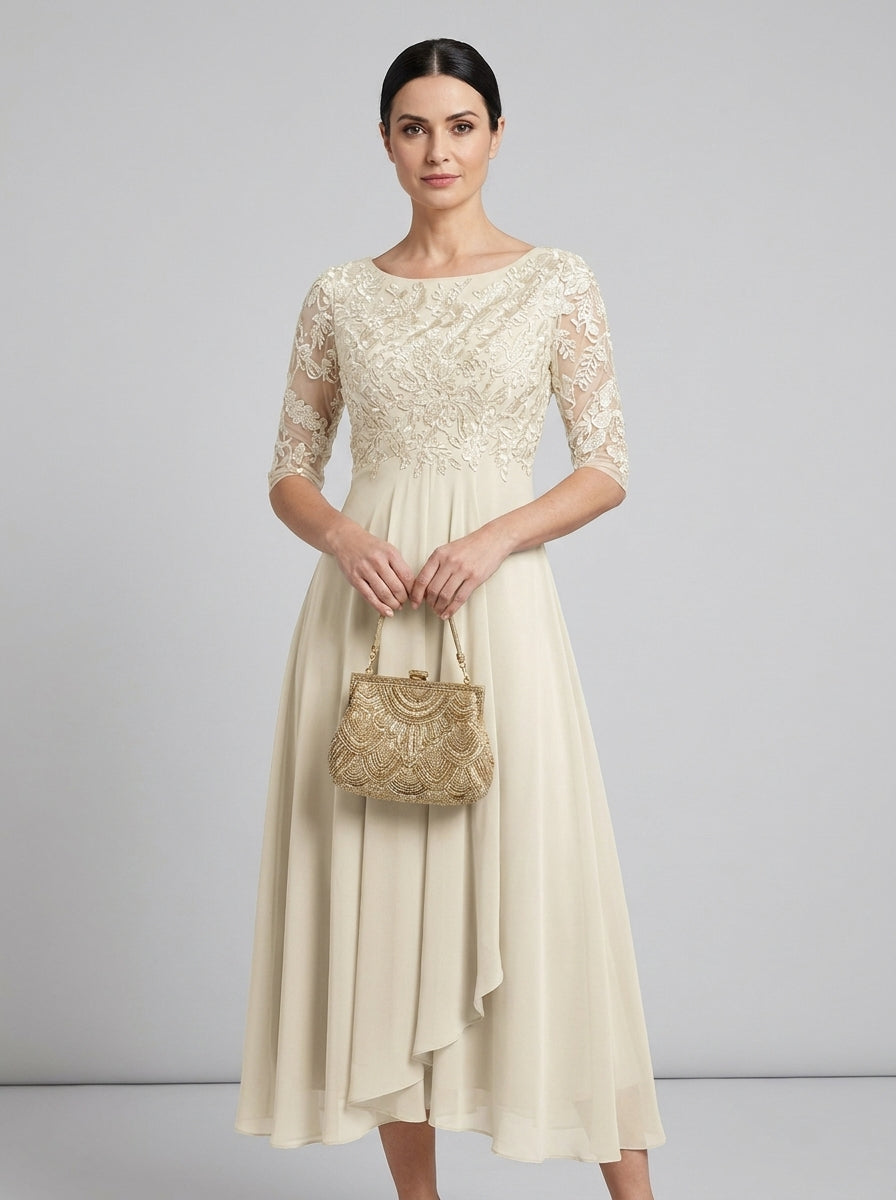ELVENA™ | Ruched Midi Dress