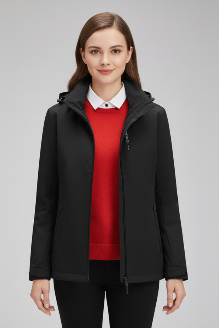 Women’s Hooded Jacket with Zipper