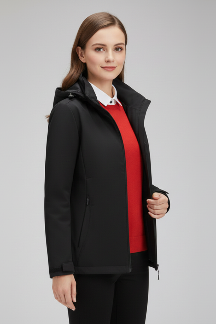 Women’s Hooded Jacket with Zipper
