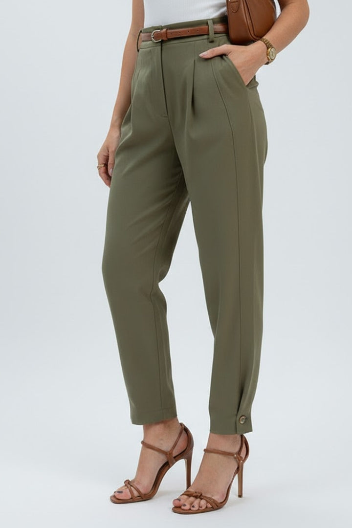 Women’s Pants with High Waist and