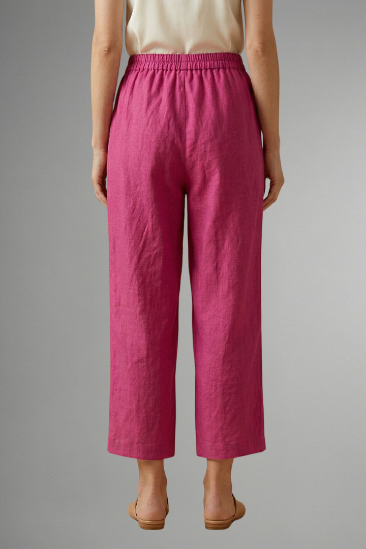 Women’s Trousers with Elastic Waistband and Wide Legs