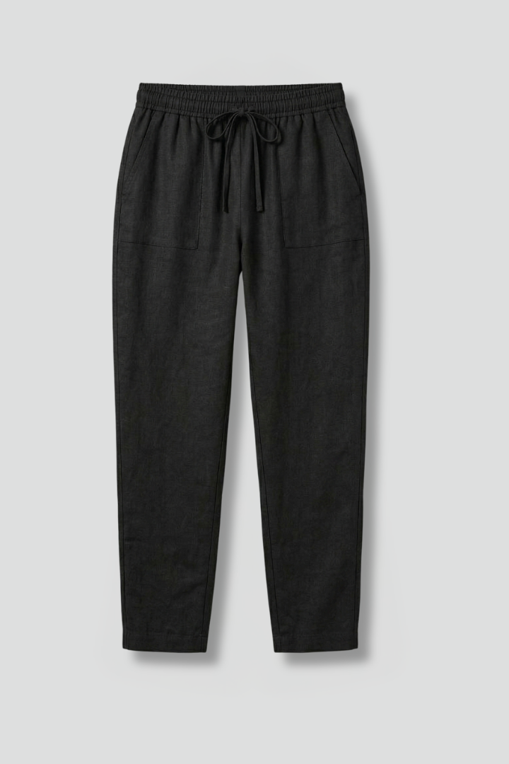 Women’s Trousers with Elasticated Waistband and Drawstring