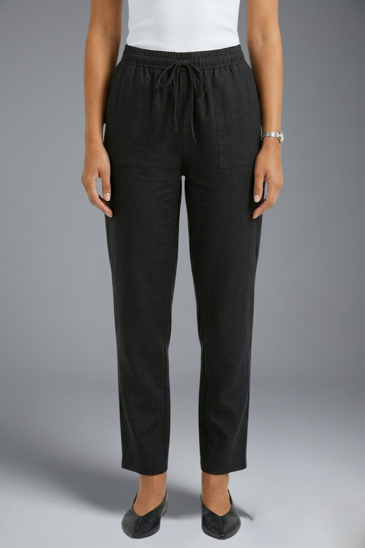 Women’s Trousers with Elasticated Waistband and Drawstring