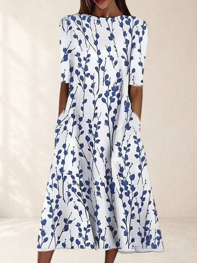 Karelieth sophisticated midi dress by THE WHITMORE FAMILY, featuring a stylish, elegant design in a flattering fit.