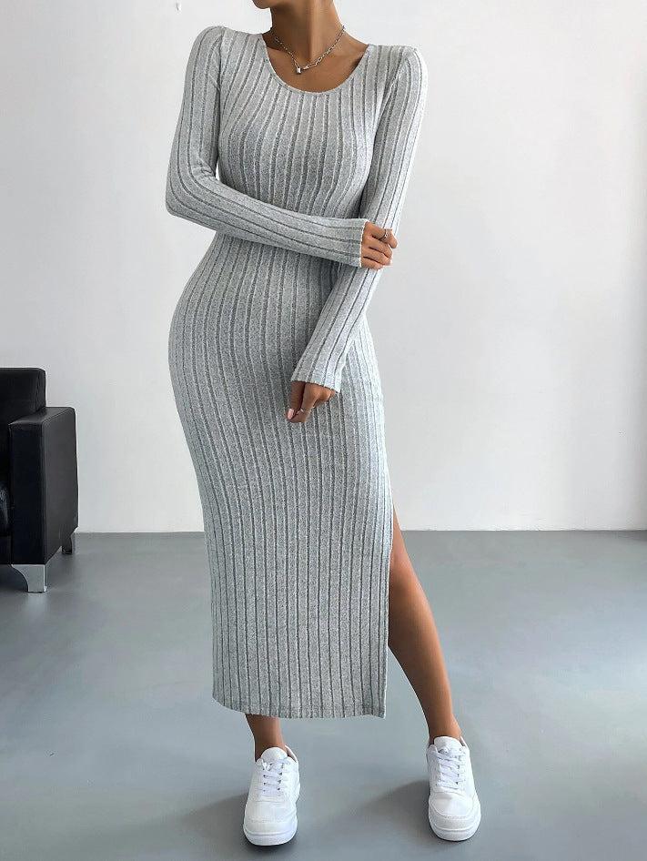 Lina - Knitted Long Dress for Women
