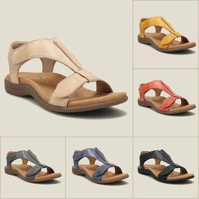 Comfortable orthopedic sandals from THE WHITMORE FAMILY brand, featuring supportive design and casual style for everyday wear.