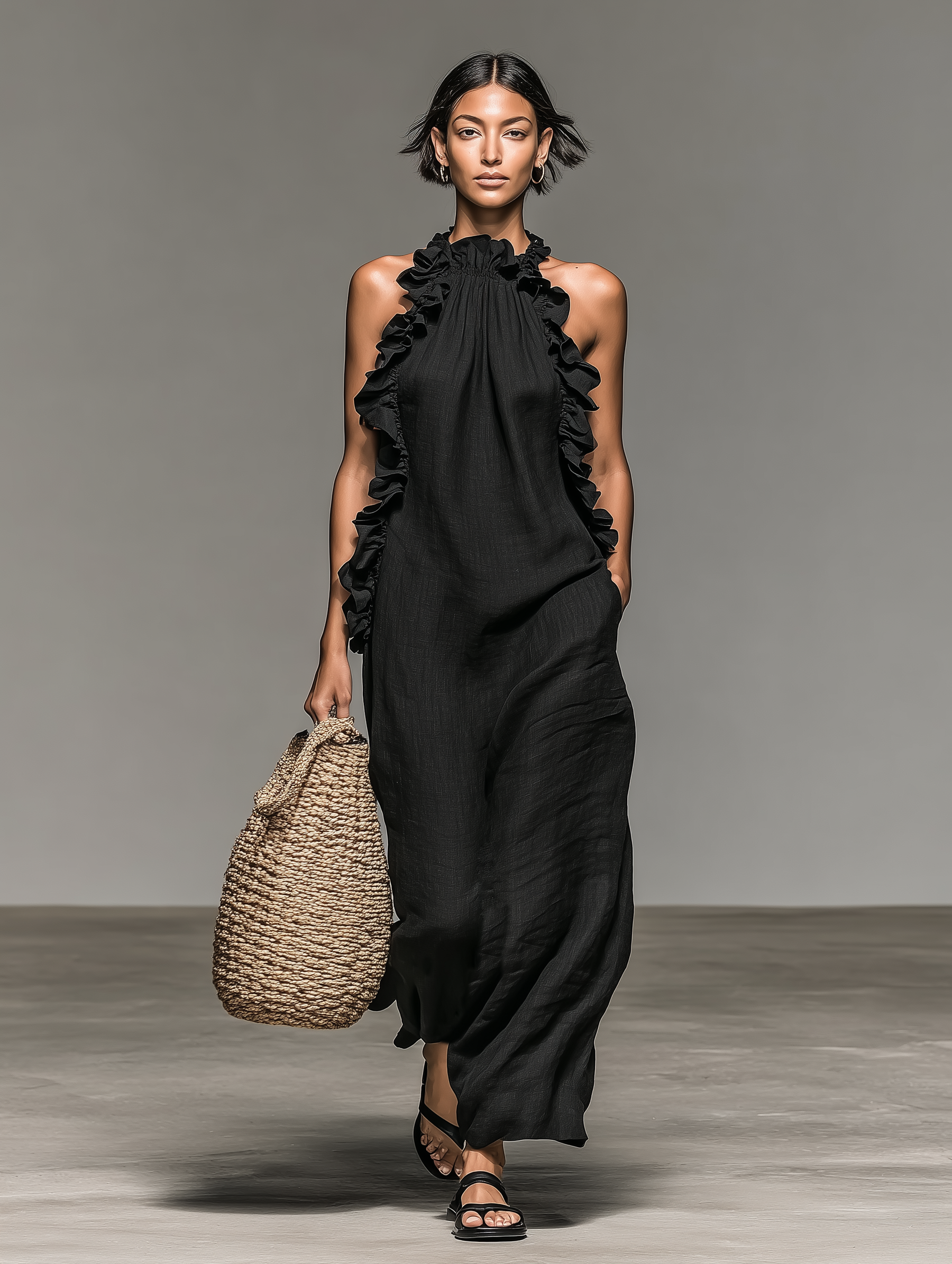 Emma | Soft Ruffle Maxi
