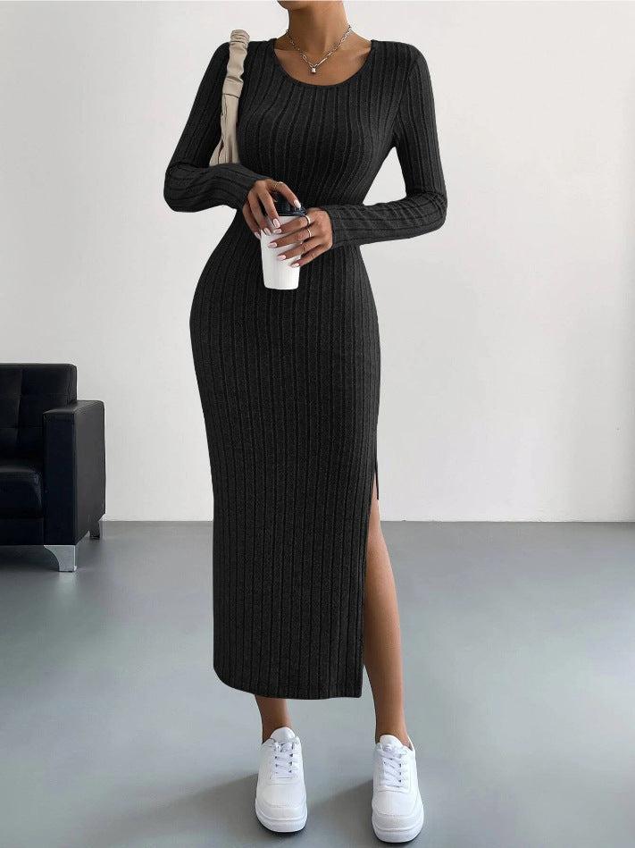 Lina - Knitted Long Dress for Women