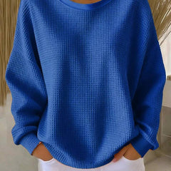 Women’s classic sweater jumper by THE WHITMORE FAMILY, featuring a cozy knit design in neutral tones, perfect for casual wear.