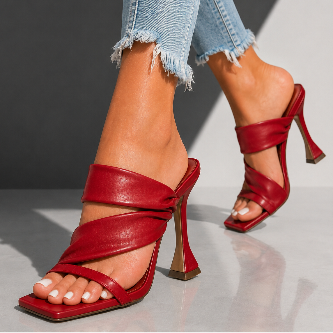 SERENA VALE STRAP HEELS