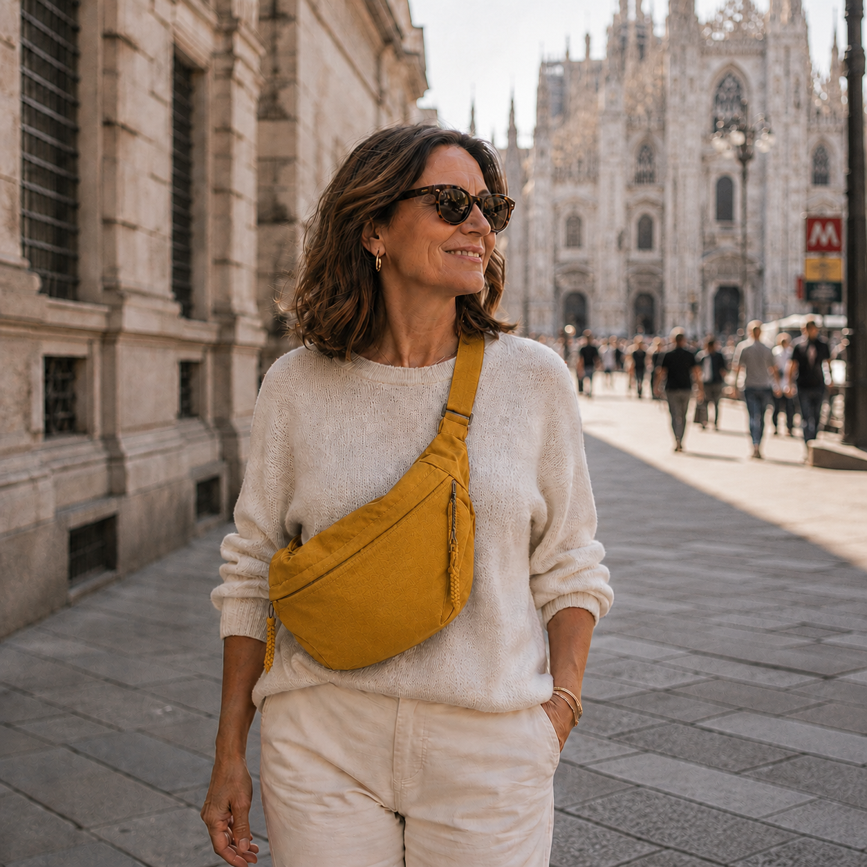Luce | Mustard Crossbody Bag