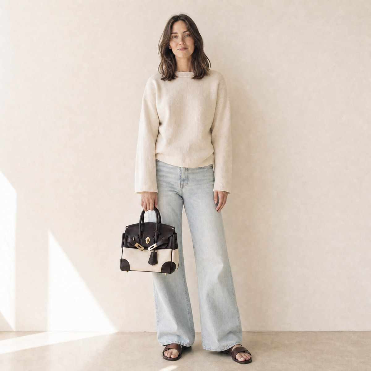 The Delphine Top Handle Bag