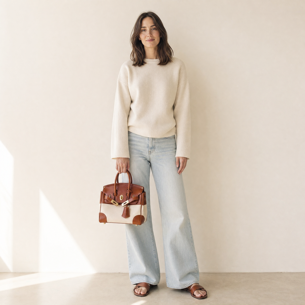 The Delphine Top Handle Bag