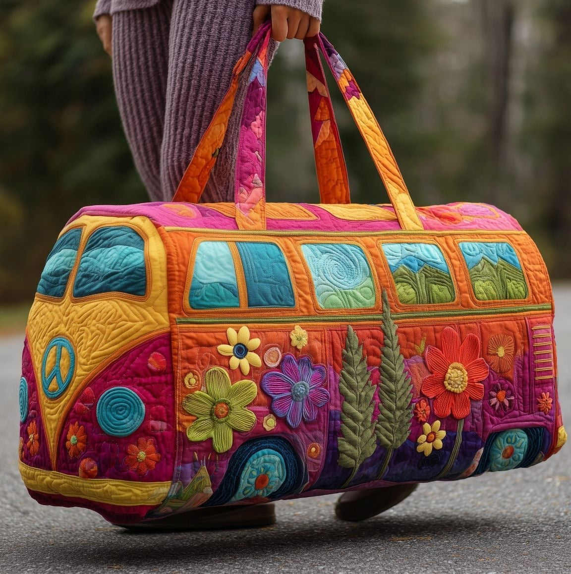 PETALVANA | QUILTED TRAVEL DUFFLE BAG