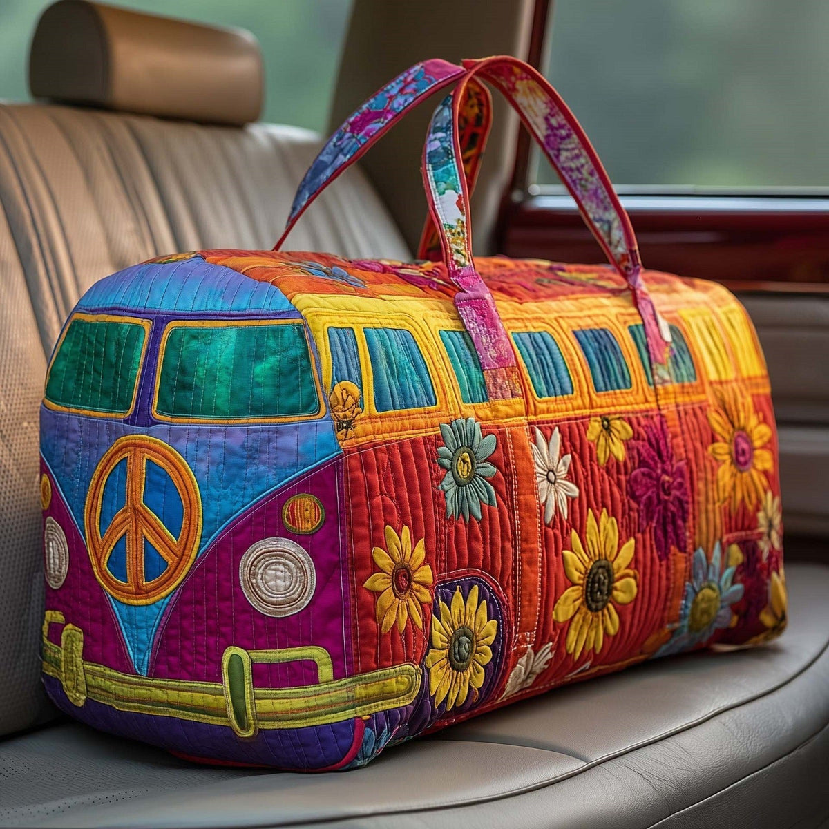 RAINBOWVANA | QUILTED TRAVEL DUFFLE BAG