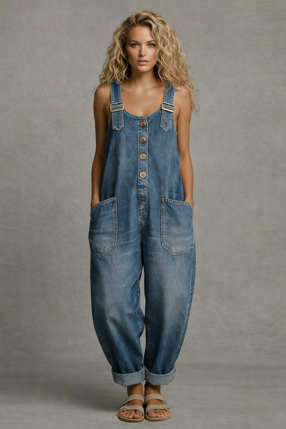 Emmylou | Relaxed Utility Jumpsuit