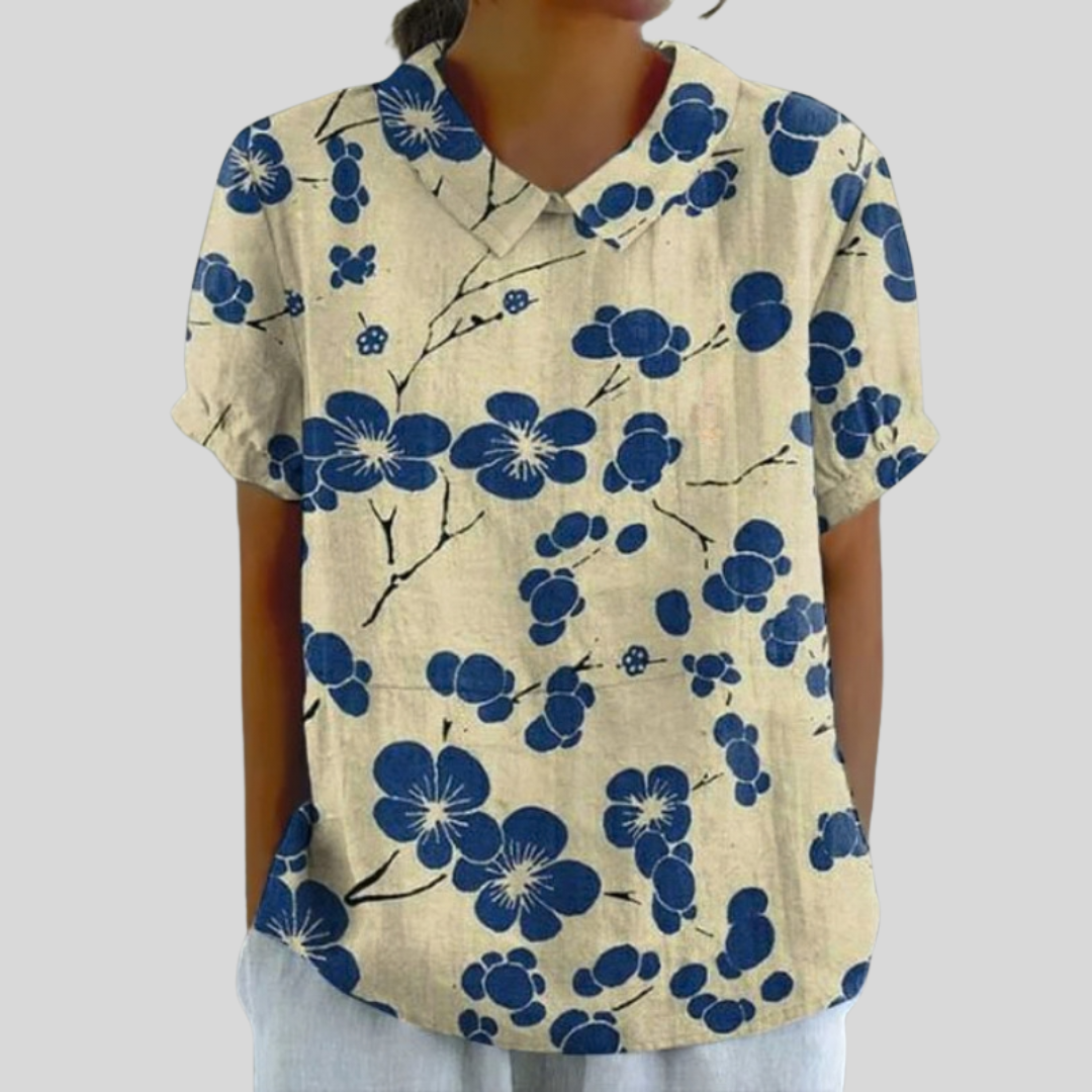 The Octavie Collared Blouse