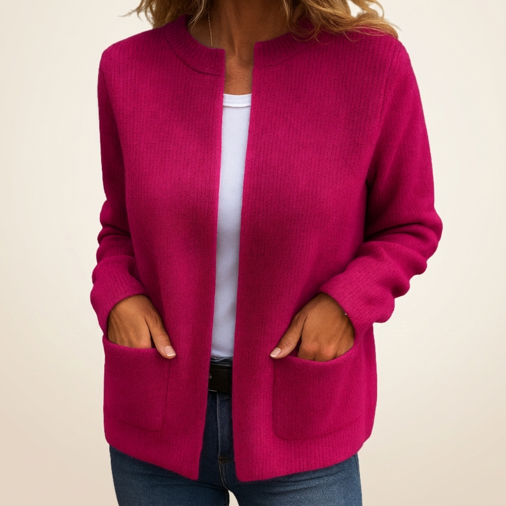 MOREAU LYON | GILET EN TRICOT À FERMETURE ÉCLAIR POUR FEMMES